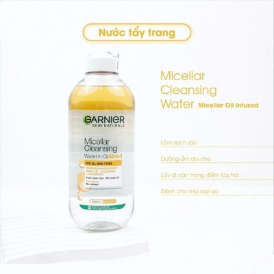 Nước tẩy trang Garnier Micellar