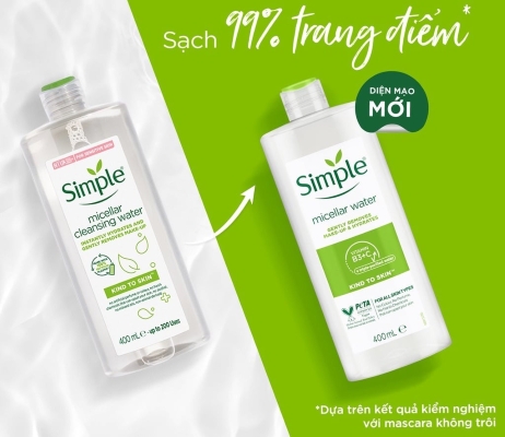 Nước tẩy trang Simple